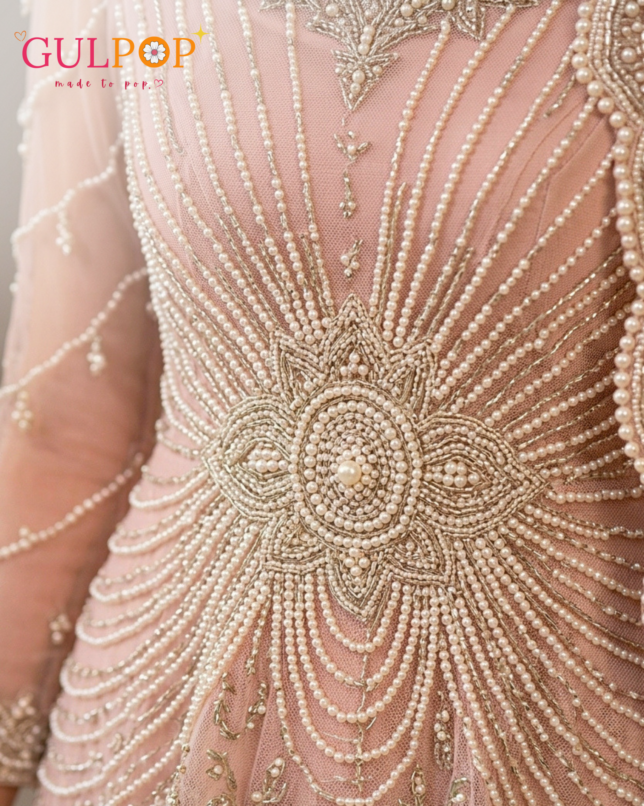Rosé Celeste Embroidered Sharara Set - Image 6